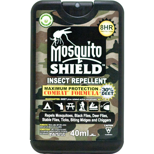 Insectifuge de format poche Mosquito Shield, DEET &agrave; 30 %, Vaporisateur, 40 ml Distribution Élite MP