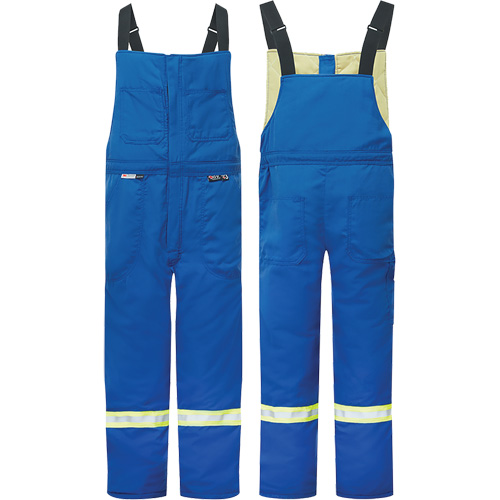 Westex&reg; DH Antistatic 6.5 oz. Flame Resistant Insulated Bib Pants, Small, Royal Blue Distribution Élite MP