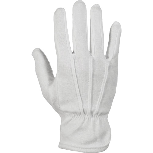 Classic Inspectors Parade Gloves, Cotton/Nylon, Unhemmed Cuff, 10/X-Large Distribution Élite MP