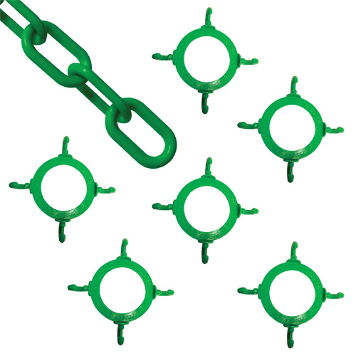 Ensemble de connecteurs de chaîne pour c&ocirc;nes, Vert Distribution Élite MP