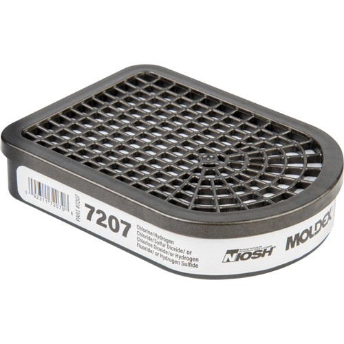 Cartouche pour respirateur semi-rectangulaire, Cartouche gaz/vapeur, Gaz acide Distribution Élite MP