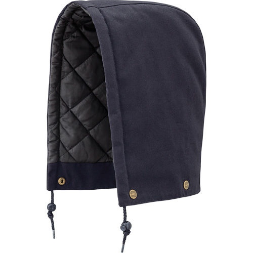 538 Capuchon pour parka, blouson aviateur ou combinaison de s&eacute;curit&eacute; matelass&eacute;e, Bleu marin, Coton Distribution Élite MP