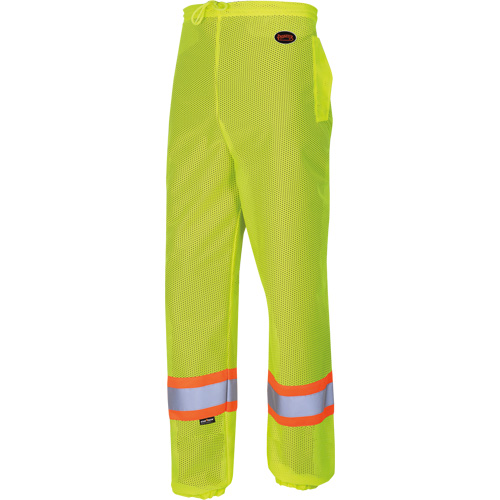 5670 Traffic Safety Pants, Polyester, 2X-Small/X-Small, High Visibility Lime-Yellow Distribution Élite MP