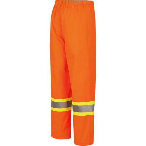 5627W Women's Waterproof Bib Pants, Polyester/Polyurethane, X-Small, High Visibility Orange Distribution Élite MP