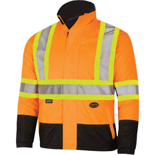 5770 Waterproof Reversible Safety Jacket, Polyester/Polyurethane, High Visibility Orange, Small Distribution Élite MP