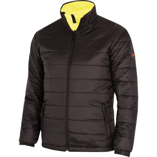 5771 Waterproof Reversible Safety Jacket, Polyester/Polyurethane, High Visibility Lime-Yellow, Small Distribution Élite MP