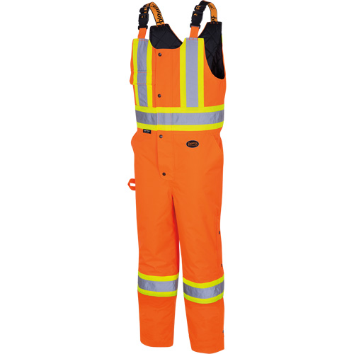 5040 Waterpoof Quilted Safety Overalls, Polyester, Small, High Visibility Orange Distribution Élite MP