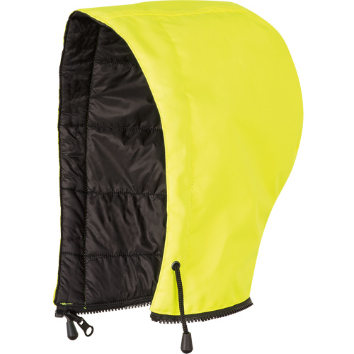 5771H Capuchon pour manteau de s&eacute;curit&eacute; haute visibilit&eacute; r&eacute;versible, Jaune lime haute visibilit&eacute;, Nylon/Polyester Distribution Élite MP