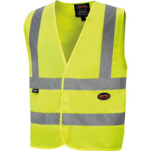 6886 High-Visibility Tricot Safety Vest, High Visibility Lime-Yellow, Small, Polyester Distribution Élite MP