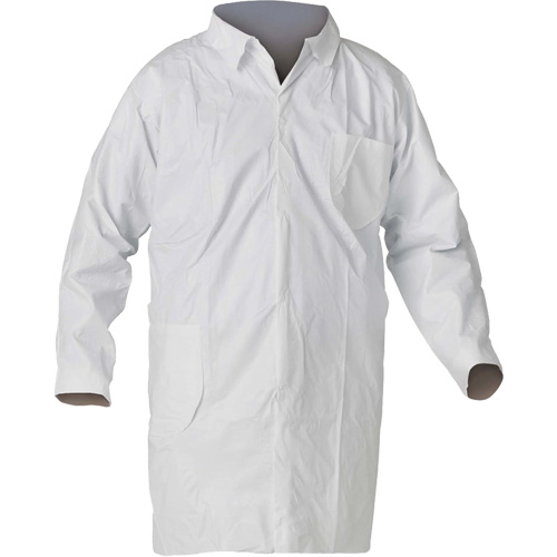 KleenGuard A40 Lab Coat, Large, White Distribution Élite MP