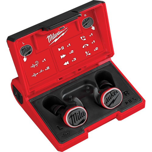 &eacute;couteurs boutons pour le chantier Redlithium USB Bluetooth Distribution Élite MP