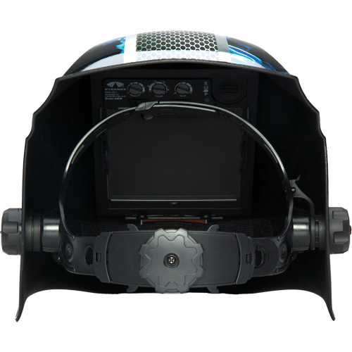 Leadhead&reg; Auto Darkening Welding Helmet, 3.8" L x 3.4" W View Area, 9 - 13 Shade Range Distribution Élite MP