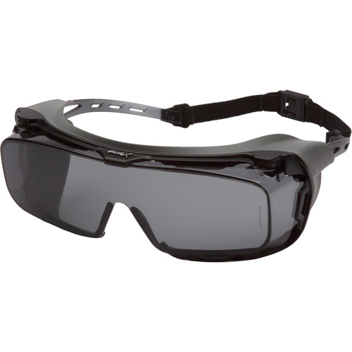 Lunettes &agrave; coques de s&eacute;curit&eacute; Cappture Plus, Lentille Gris, Antibu&eacute;e, Ventilation Ferm&eacute; Distribution Élite MP