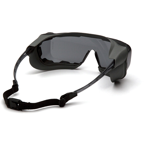 Lunettes &agrave; coques de s&eacute;curit&eacute; Cappture Plus, Lentille Gris, Antibu&eacute;e, Ventilation Ferm&eacute; Distribution Élite MP