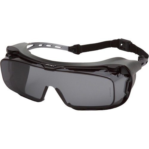 Lunettes de s&eacute;curit&eacute; Cappture, Lentille Gris, Antibu&eacute;e, ANSI Z87+/R&eacute;pond ou surpasse la norme CSA Z94.3 Distribution Élite MP