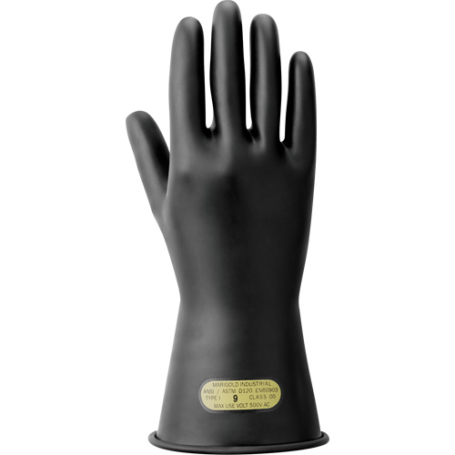 Electrical Insulating Gloves, ASTM Class 00, Size 8.5, 11" L Distribution Élite MP