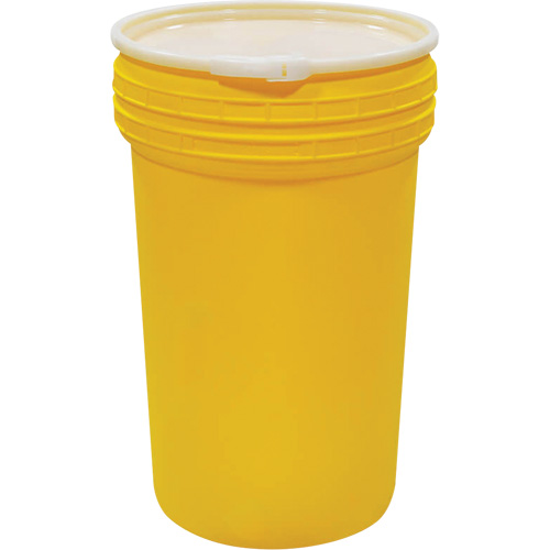Plastic Lab Pack Nestable Drum with Lever-Lock, 55 US gal., Mobile Distribution Élite MP
