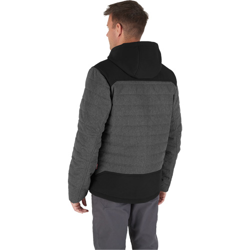 Veste chauffante M12 QuietShell avec pile, Hommes, Petit, Gris Distribution Élite MP