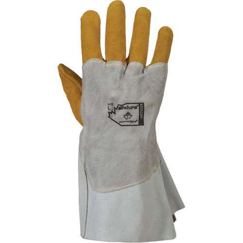 Gants de soudage 335DBP Endura, Cuir de vache refendu/Cuir d'&eacute;lan refendu, Taille Petit Distribution Élite MP