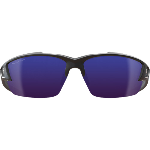 Khor G2 Safety Glasses, Blue Mirror Lens, Anti-Scratch/Polarized, ANSI Z87+/MCEPS GL-PD 10-12/Meets/Exceeds CSA Z94.3 Distribution Élite MP