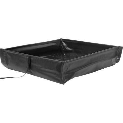 Collapsible Roll-Up Spill Berm, 60 US gal. Capacity, 4' W x 4' L x 6" H Distribution Élite MP