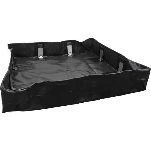 Collapsible Berm, 299 US gal. Capacity, 8' W x 10' L x 6" H, Snap-Up Bracket Distribution Élite MP