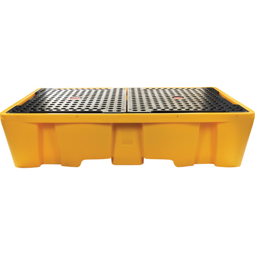 Double IBC Spill Pallet, 317 US gal. Spill Capacity, 89" x 57" x 23" Distribution Élite MP
