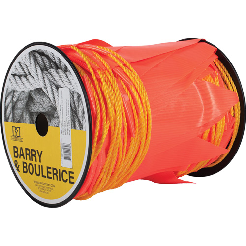Ligne d'avertissement avec fanions, 328' lo, Orange Distribution Élite MP