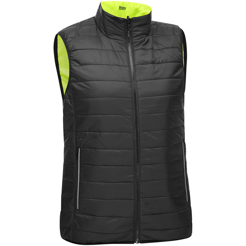 Veste bouffante, enveloppante et r&eacute;versible avec X au dos Bisley pour femmes, Jaune lime haute visibilit&eacute;, 3T-Grand, Polyester Distribution Élite MP