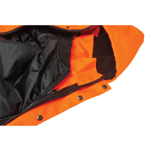 Parka d'hiver imperm&eacute;able 7-en-1, Orange haute visibilit&eacute;, Grand Distribution Élite MP