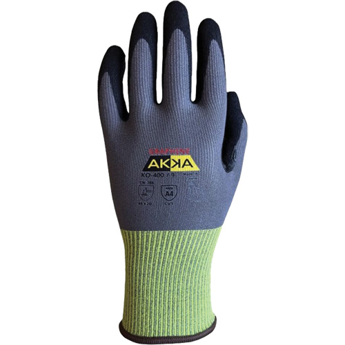 Gants r&eacute;sistants &agrave; la coupe interm&eacute;diaires KO-400, Taille 6, Calibre 15, Rev&ecirc;tement Nitrile, Enveloppe en Nylon/PEHP/Spandex/Graph&egrave;ne, ASTM ANSI niveau A4/EN 388 niveau D Distribution Élite MP