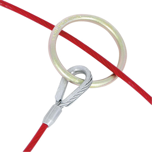 AS-21110-4 4' Cable Anchor with O-Ring Ends, Sling, Permanent Use Distribution Élite MP