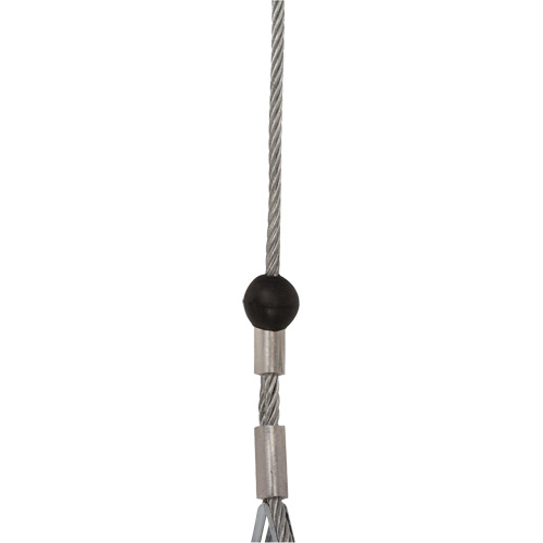 SRL-73302-40LE Cordage de s&eacute;curit&eacute; autor&eacute;tractable, 40', Acier galvanis&eacute;, Pivotant Distribution Élite MP