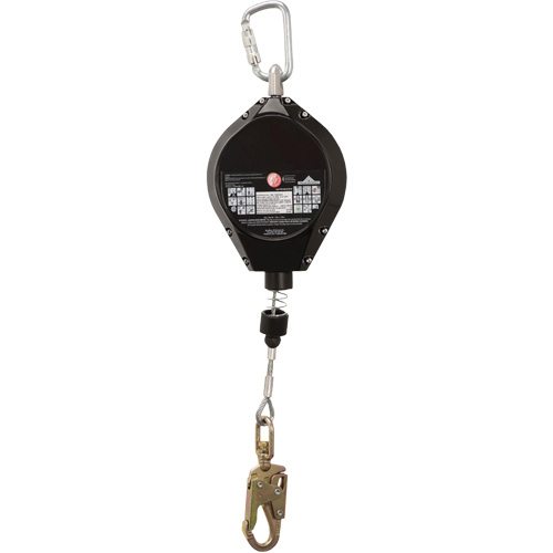 SRL-73302-40LE Cordage de s&eacute;curit&eacute; autor&eacute;tractable, 40', Acier galvanis&eacute;, Pivotant Distribution Élite MP