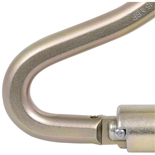 CP-04011-1 Zinc Plated Carabiner with 2" Gate Opening, Steel Distribution Élite MP