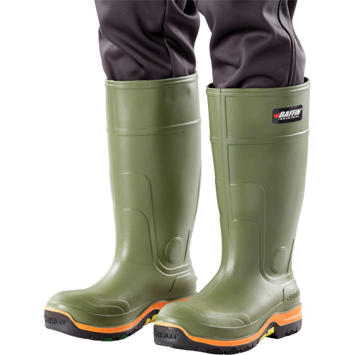 Bottes de s&eacute;curit&eacute; Hercules pour hommes, Polyur&eacute;thane thermique, Embout Aluminium, Pointure 4, Semelle R&eacute;sistant aux perforations Distribution Élite MP