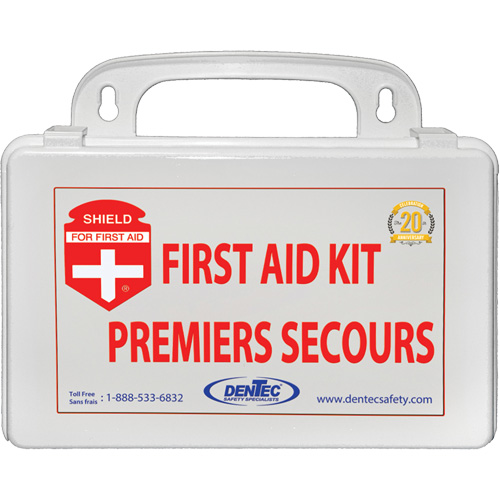 Shield First Aid Kit, Meets/Exceeds CSA Z1220-24 Type 1 Personal, Personal (1 Worker) Distribution Élite MP