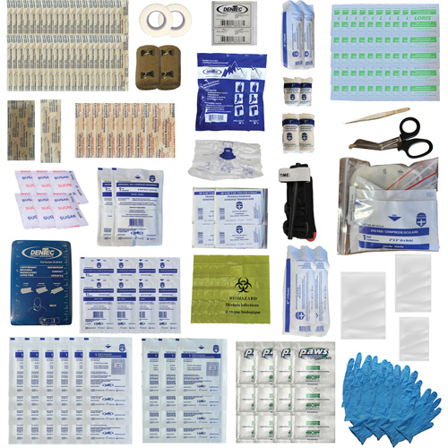 Shield First Aid Kit, Meets/Exceeds CSA Z1220-24 Type 3 High-Risk Environment, Medium (26-50 Workers) Distribution Élite MP
