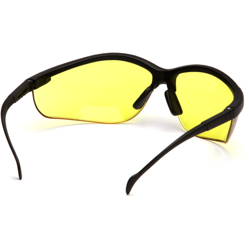 Lunettes de s&eacute;curit&eacute; &agrave; demi-monture Venture II, Lentille Ambr&eacute;e, ANSI Z87+/MCEPS GL-PD 10-12/R&eacute;pond ou surpasse la norme CSA Z94.3 Distribution Élite MP