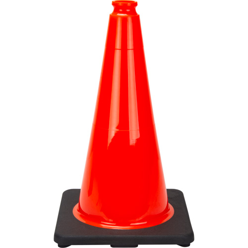 C&ocirc;ne de signalisation de premi&egrave;re qualit&eacute;, 18", Orange Distribution Élite MP