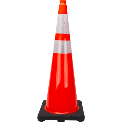 Premium Traffic Cone, 36", Orange, 4" & 6" Reflective Collar(s) Distribution Élite MP