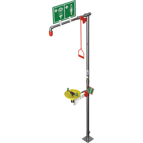 Douche combin&eacute;e avec cuvette ouverte en ABS et entr&eacute;e sup&eacute;rieure, Socle Distribution Élite MP