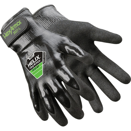 Gants Helix 3027, Taille 6/T-petit, Calibre 21, Rev&ecirc;tement Nitrile, Enveloppe en PEHP, ASTM ANSI niveau A7 Distribution Élite MP