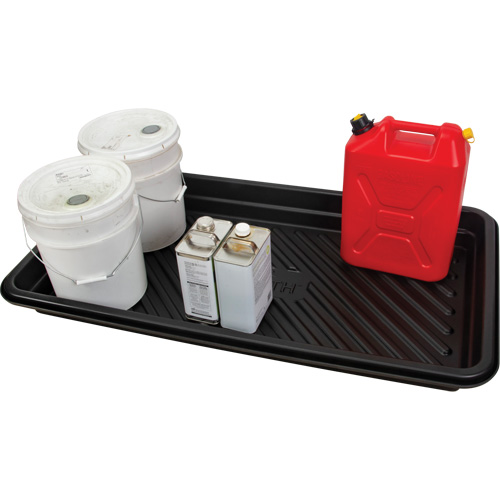 Plateau pour les d&eacute;versements, 24" lo x 48" la x 4,5" h, Cap. de d&eacute;versement 24 gal. US Distribution Élite MP