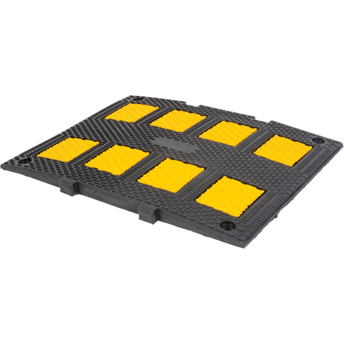 Middle Speed Hump, Rubber, 3' L x 20" W x 2" H Distribution Élite MP