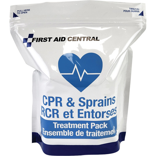 9-Piece CPR & Sprains Refill Pack for Emergency Response First Aid Kit Distribution Élite MP