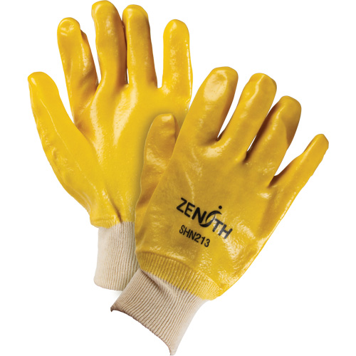 Rough-Finish Chemical-Resistant Gloves, Size 9, 10" L, PVC, Interlock Inner Lining, 47-mil Distribution Élite MP