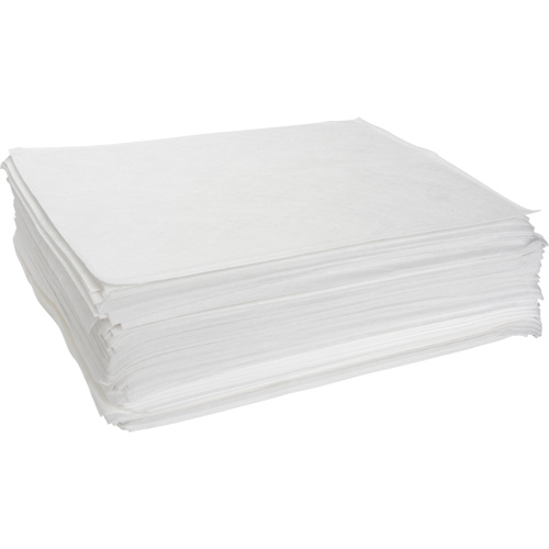 Meltblown Sorbent Pads, Oil Only, 15" x 19", 10 gal. Absorbancy Distribution Élite MP