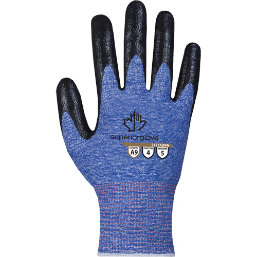 Gant extr&ecirc;mement r&eacute;sistant aux coupures, Taille 7, Calibre 13, Rev&ecirc;tement Mousse de nitrile, Enveloppe en TenActiv, ASTM ANSI niveau A9 Distribution Élite MP