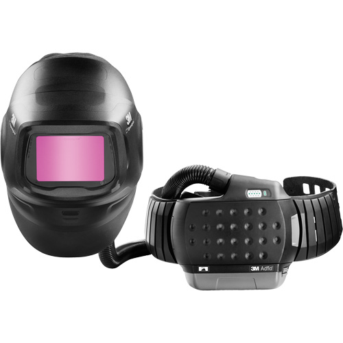 Speedglas G5-01 Heavy-Duty Welding Helmet with Adflo PAPR Assembly, Welding Helmet, Lithium-Ion Battery Distribution Élite MP